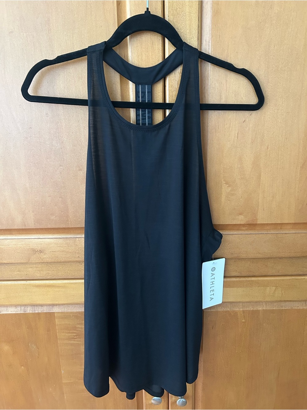 Athleta Black Racerback Tank - Picture 2 of 6